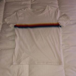 Rainbow Stripped T-Shirt